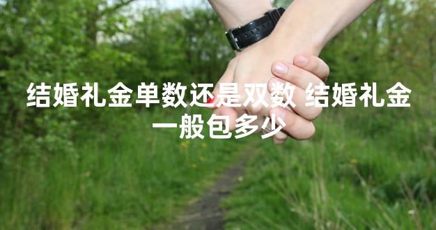 结婚礼金单数还是双数 结婚礼金一般包多少